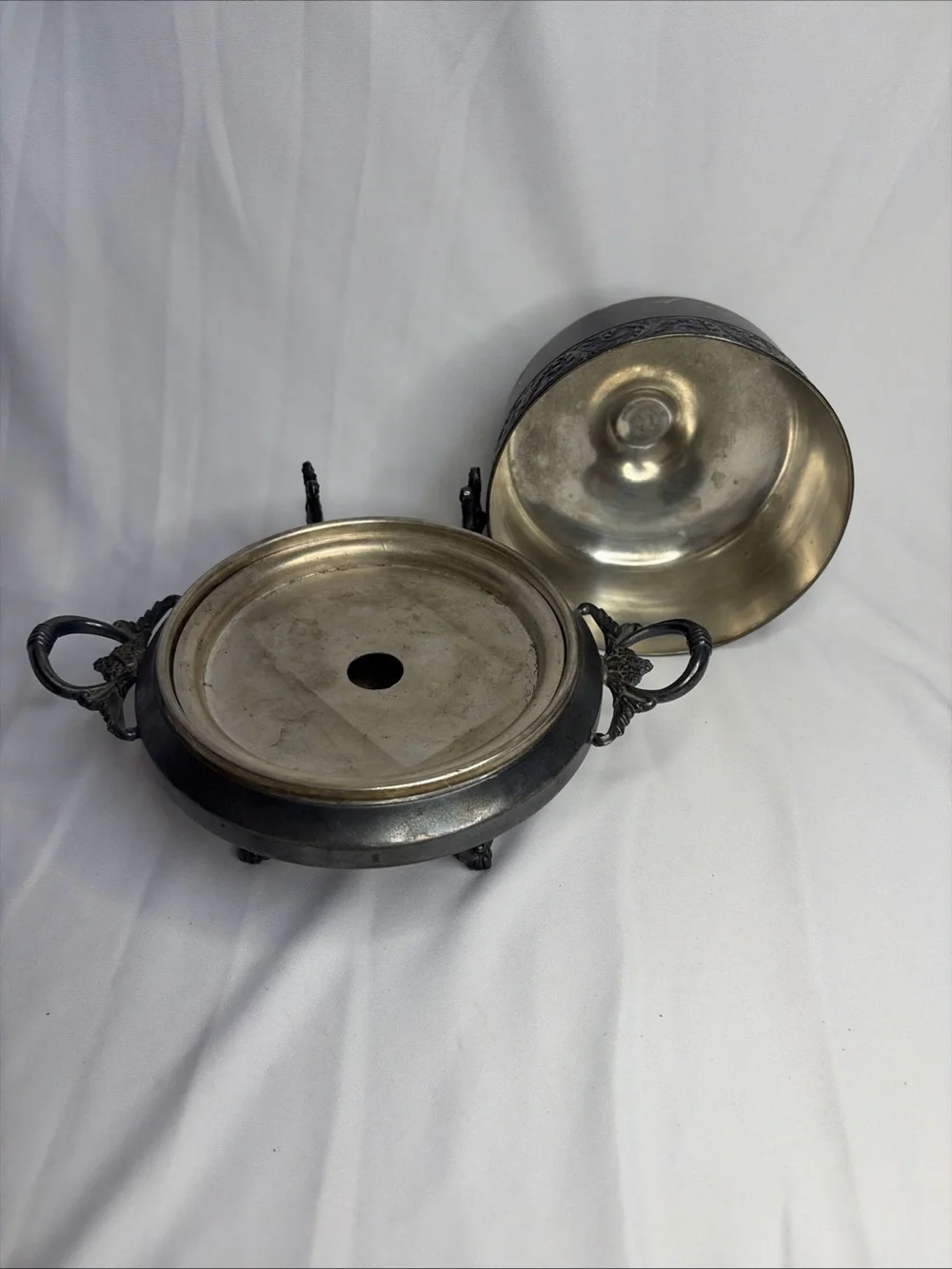 Antique Victorian Silver-Plated Domed Butter Dish Royal Mfg Co